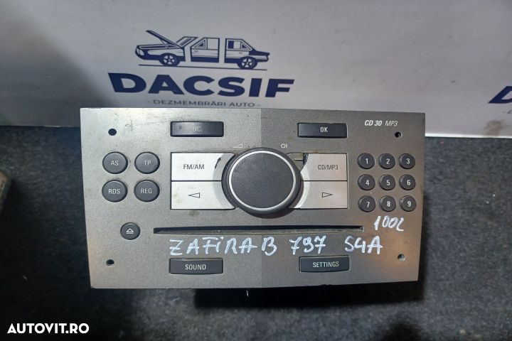 Radio cd 344183129 13251048 Opel Zafira B [2005 - 2010] Minivan 5-usi - 1