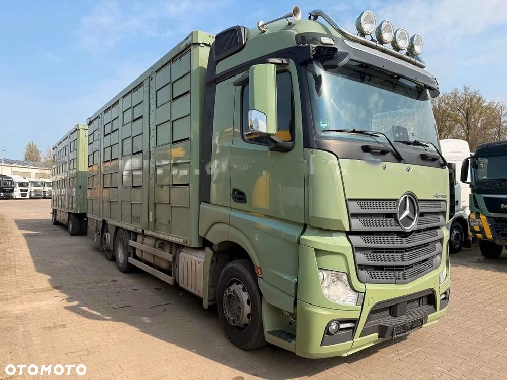 Mercedes-Benz Actros 2545 L 6x2 | Zestaw do transportu zwierząt Ka-ba - 3 poziomy + przegrody | 475 tys. km | Euro 6d - 2