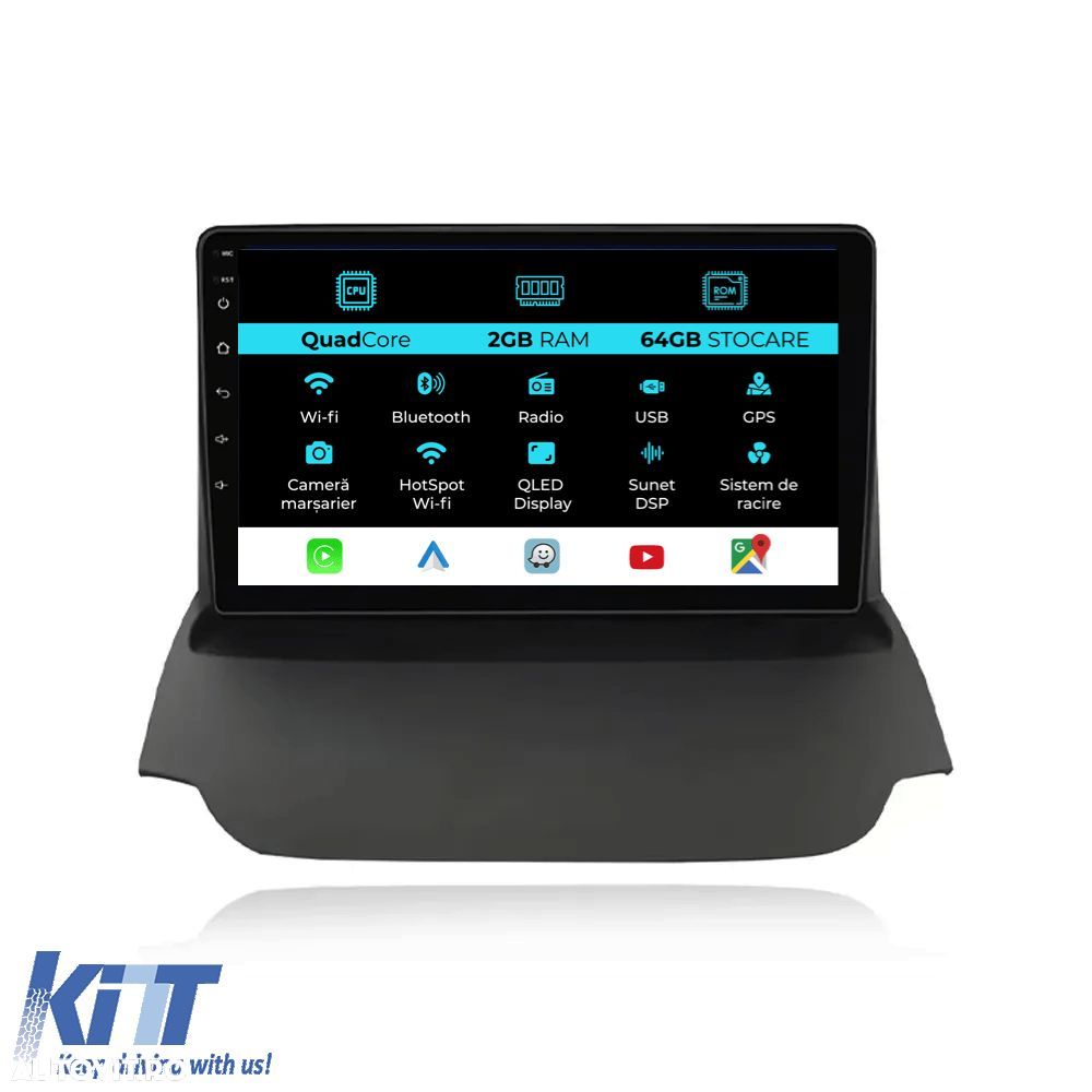 Navigatie Dedicata Ford EcoSport (2013 - 2016), 9Inch, 2Gb Ram, 64Gb S - 1