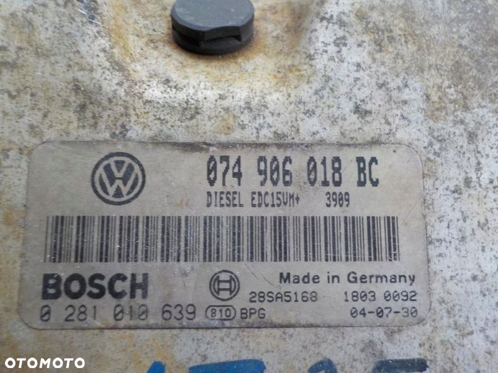 VW T4 2.5 TDI KOMPUTER STEROWNIK 074906018BC - 3