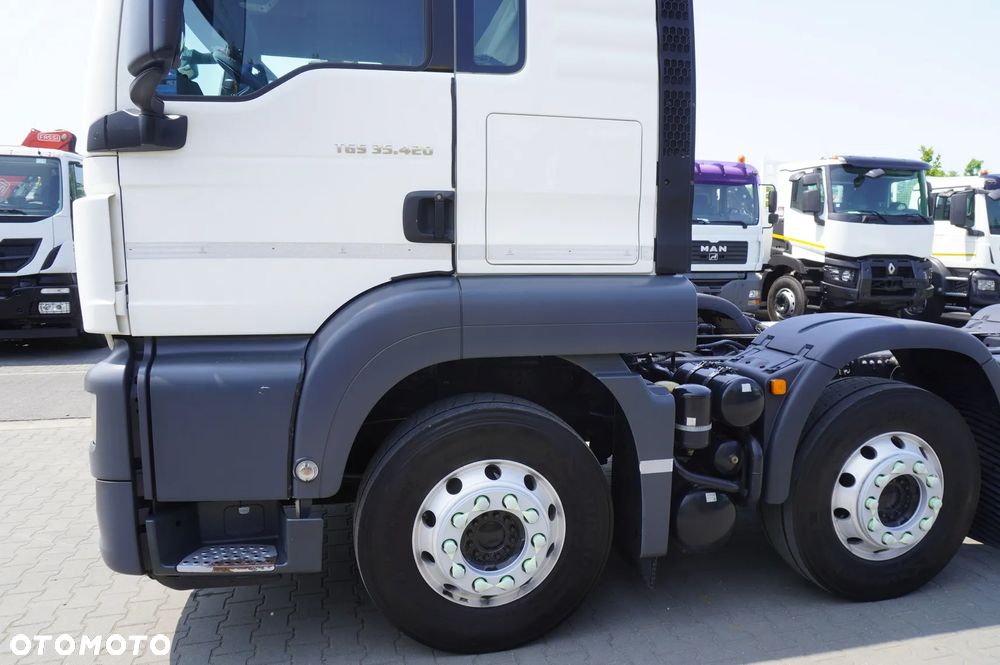 MAN TGS 35.420 8x2 / Rama 6,4 m / 3 osie skrętne - 14
