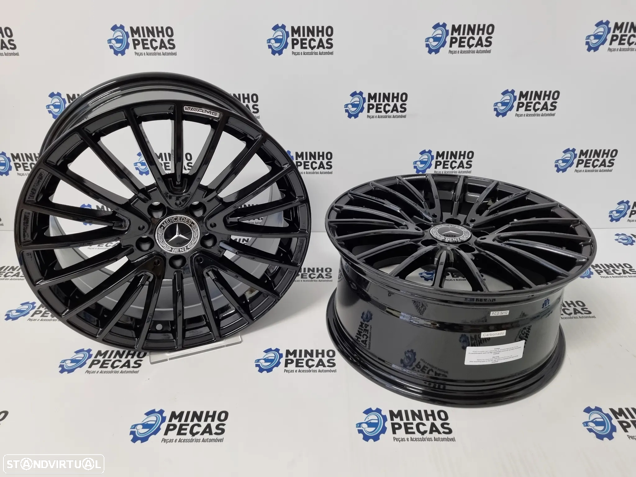 Jantes Mercedes CLS 53 (C257) em 18 Preto Brilho - 4