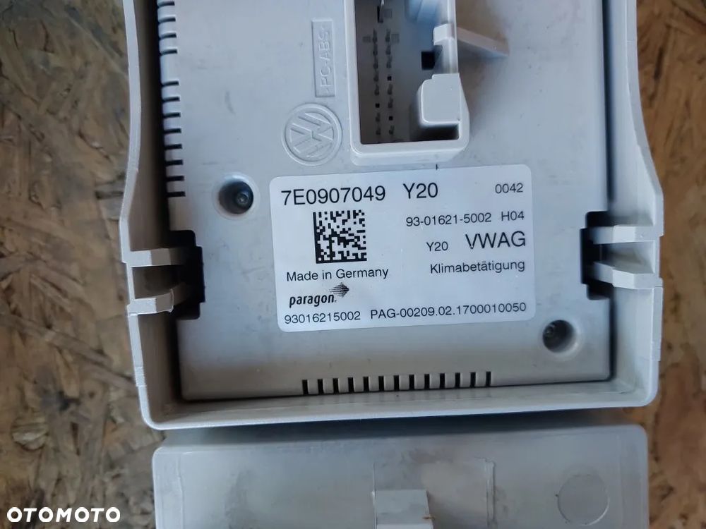 panel nawiewu klimatronik tył kratki nawiewu lampki podsufitki vw multivan caravelle t6 7E0907049 7E5947291 - 10