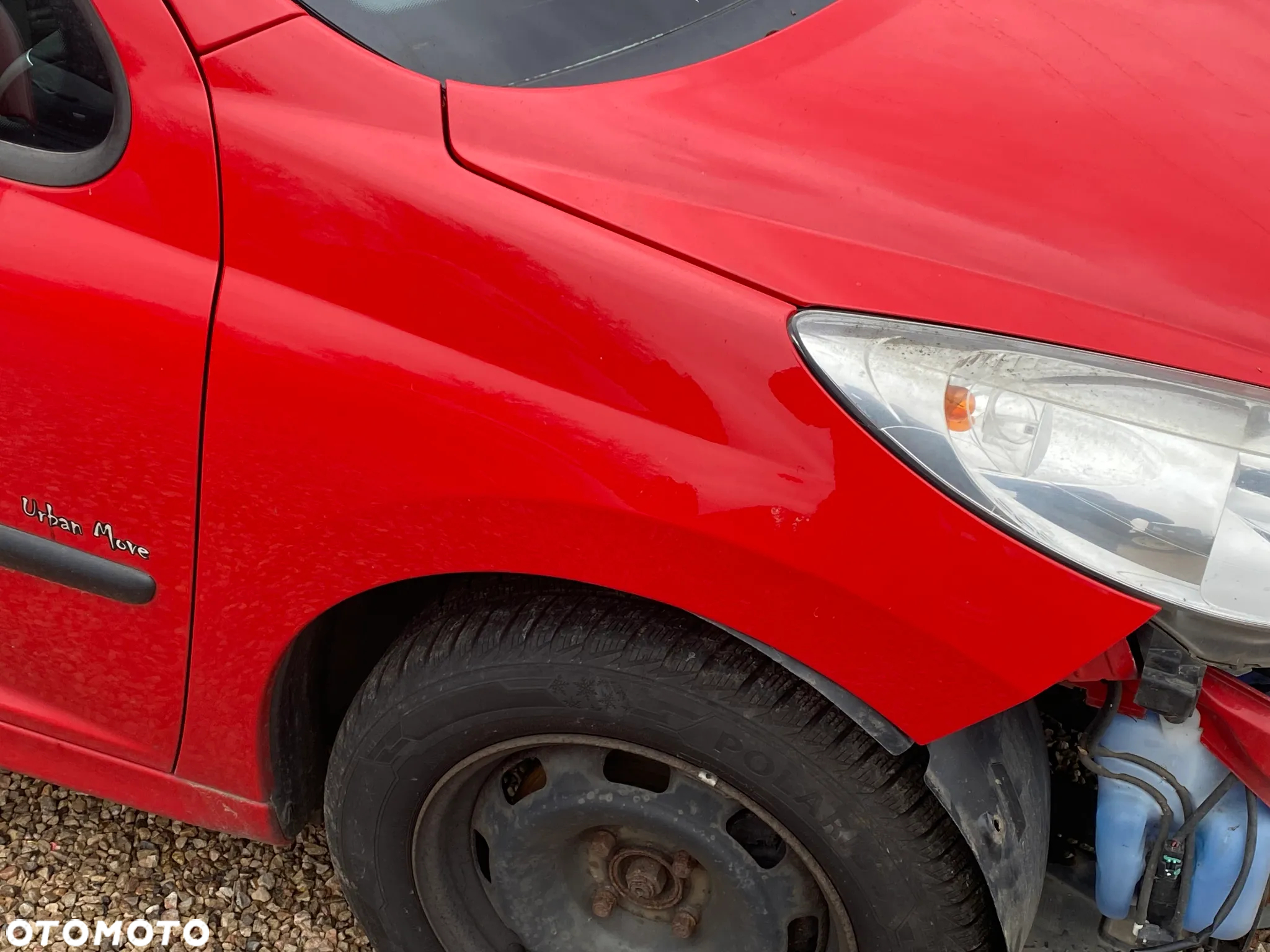 PEUGEOT 207 06- Błotnik prawy przód przedni KKNB HB 5-drzwi - 2