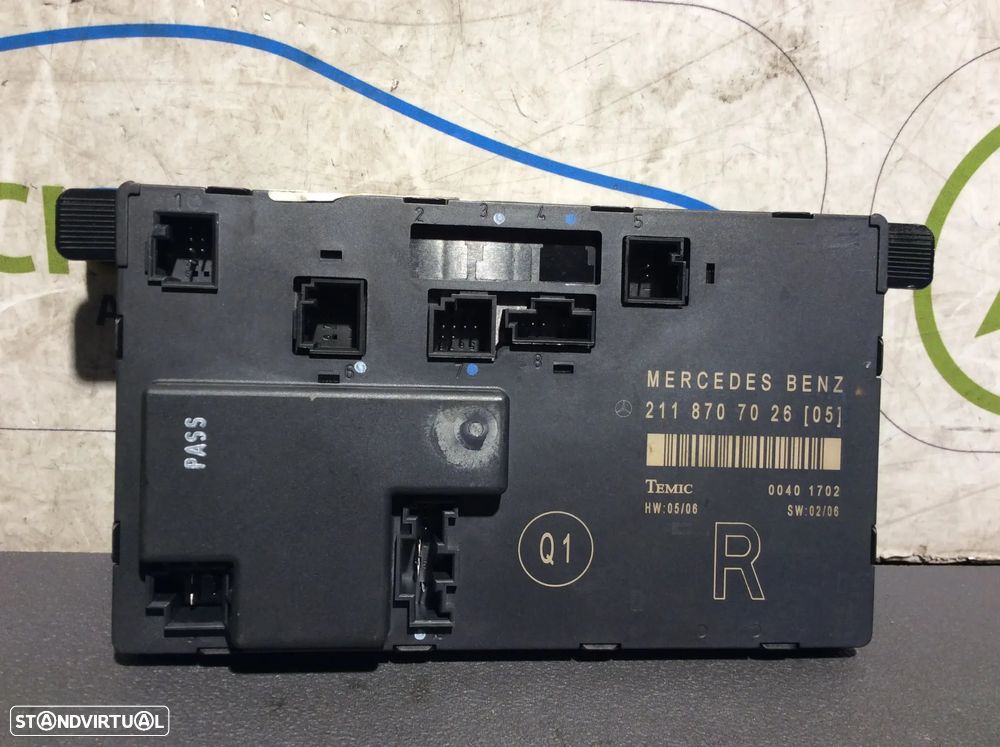 Modulo Porta Mercedes E220 CDi W211 ano 2002 a 2009 2118704126 - 1