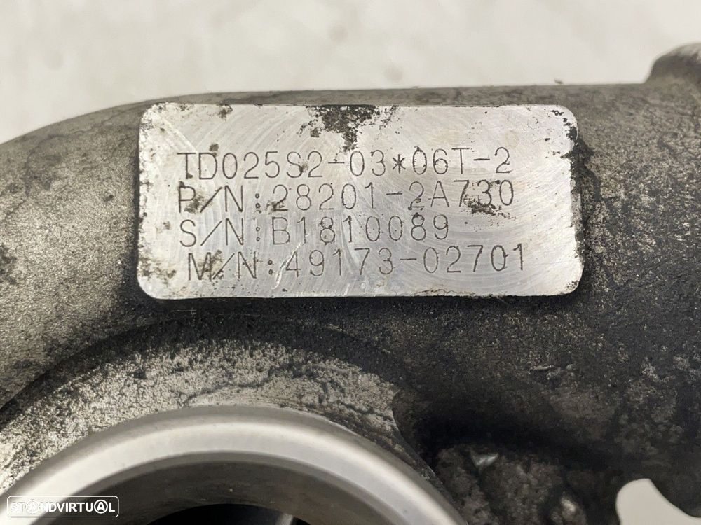 Turbo HYUNDAI i20 (GB, IB) 1.4 CRDi REF. 28201-2A730 MOTOR D4FC - 4