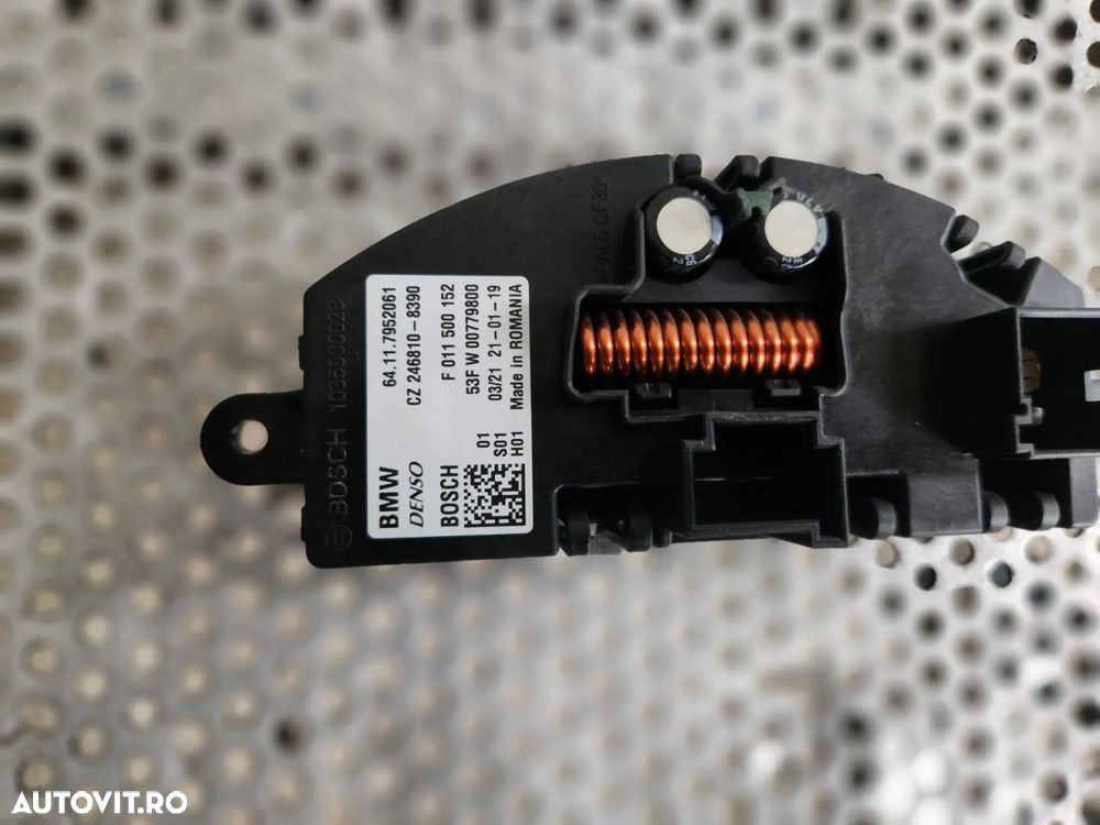 Rezistenta Trepte Ventilator Habitaclu Bmw Seria 1 F40 F41 Seria 2 F44 F45 F46 I3 Cod  Dezmembrez B - 3