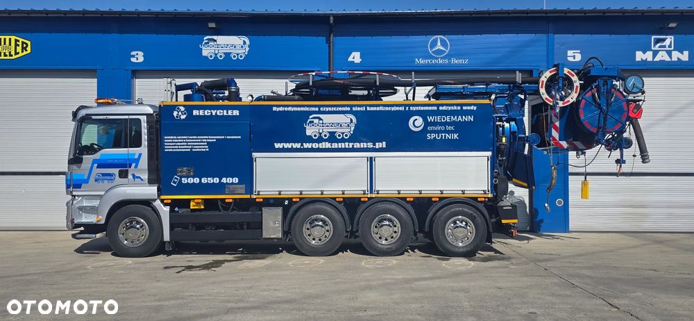 MAN TGS 35.510 WIEDEMAN 12/6m3 kamera SPUTNIK Recykling - 7