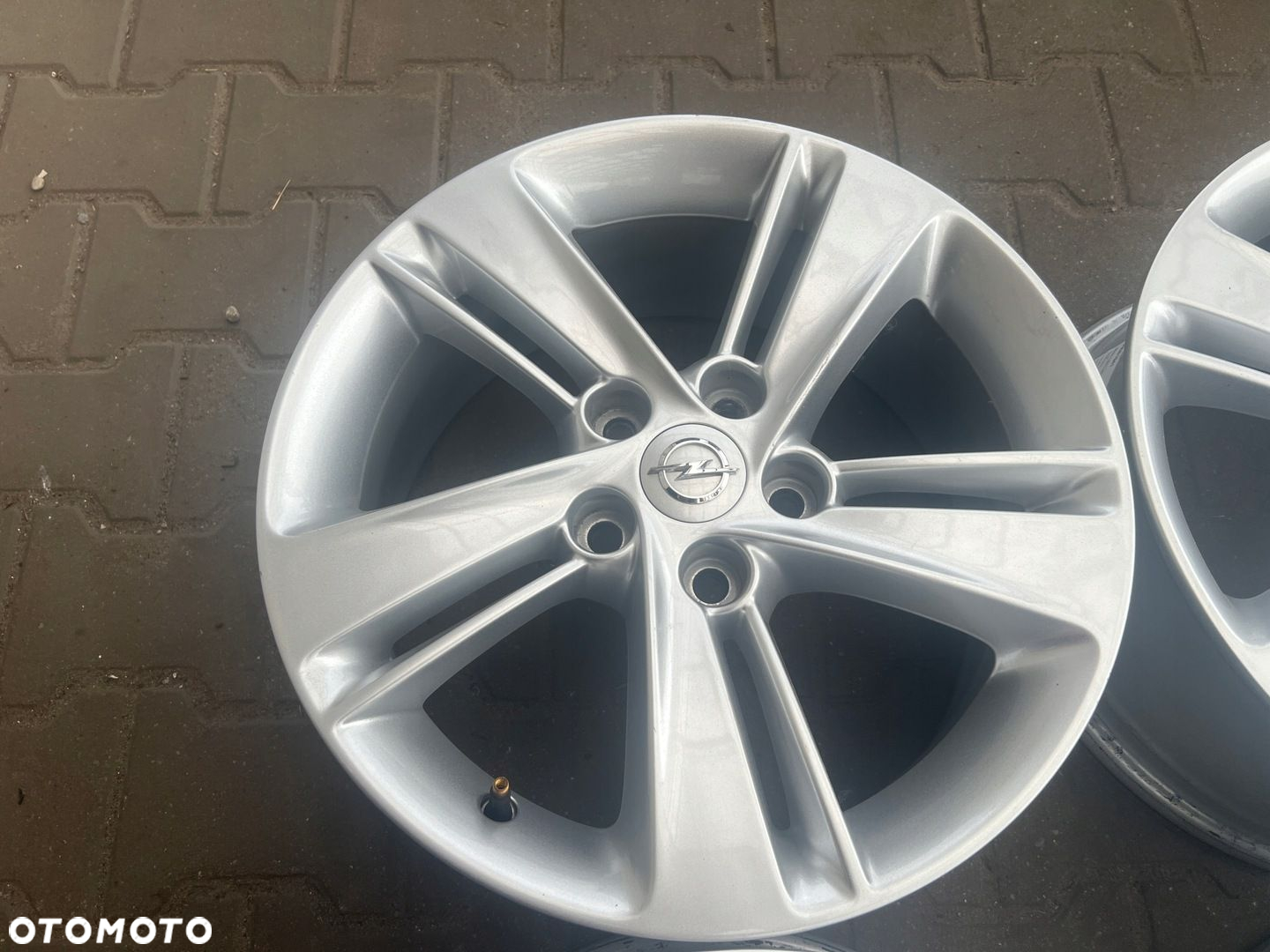 KOMPLET FELG FELGI ALU OPEL GRANDLAND 17 5X108 ET45 TPMS ORYGINALNE - 5