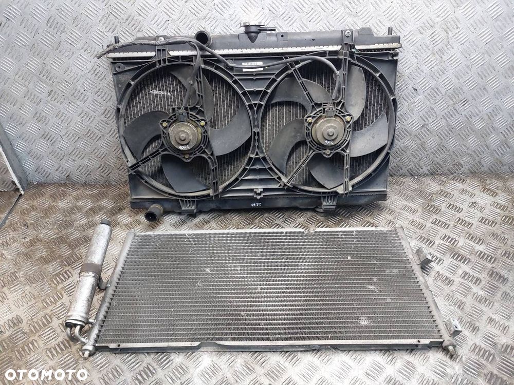 CHŁODNICE KOMPLET + WENTYLATORY NISSAN PRIMERA P12 1.8 16V 92100-BM405 - 1