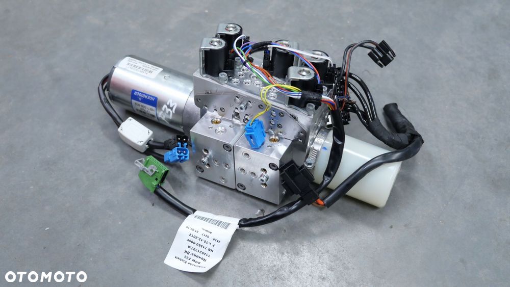 bmw f33 f83 pompa dachu cabrio roof pump 7344440 + wiązka oe 2019r - 1