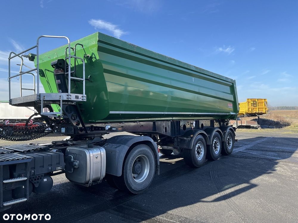 Langendorf SK stalowa 28m3 Hardox pauje do 4x4 rynna 2018 naczepa wywrotka stal z NIEMIEC - 15