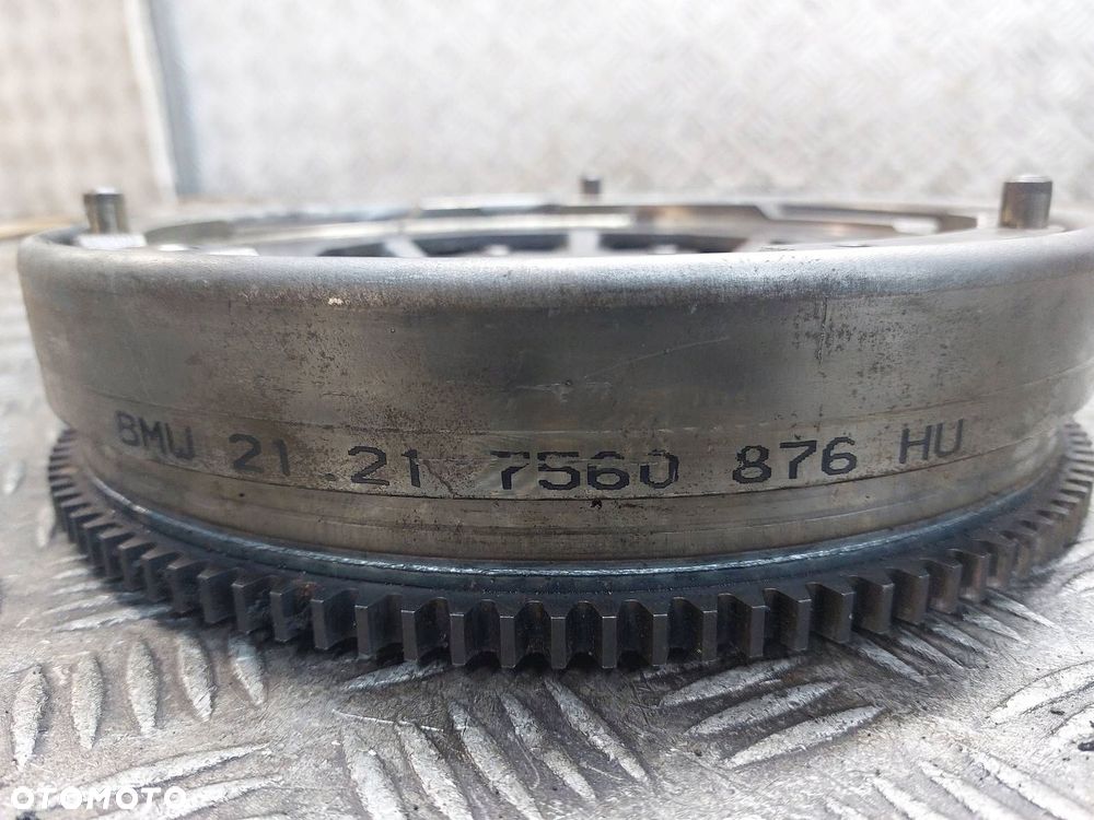 KOŁO DWUMASOWE + TARCZA + DOCISK + ŁOŻYSKO OPOROWE BMW E91 2.0 16V 7560876 - 3