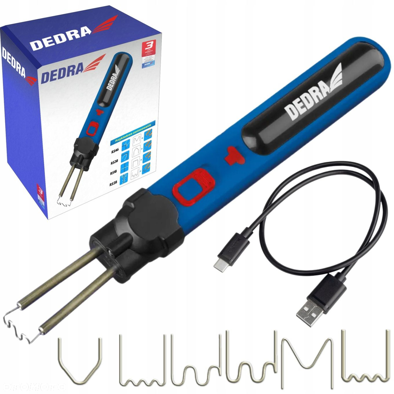 Dedra DED7526 Zgrzewarka do plastiku 4V 550 st.C - 6