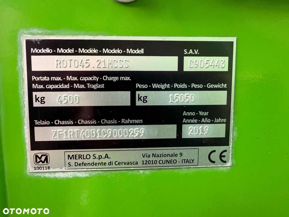Merlo ROTO 45.21 MCSS 2680MTH PILOT WIDŁY IMPORT NIEMCY - 17