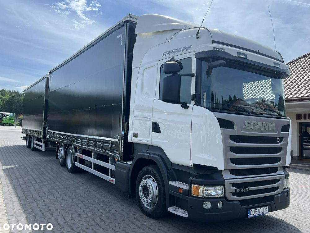 Scania R410 bez EGR Zabudowy Wecon 120m Dach Podnoszony  Zestaw Tandem - 8
