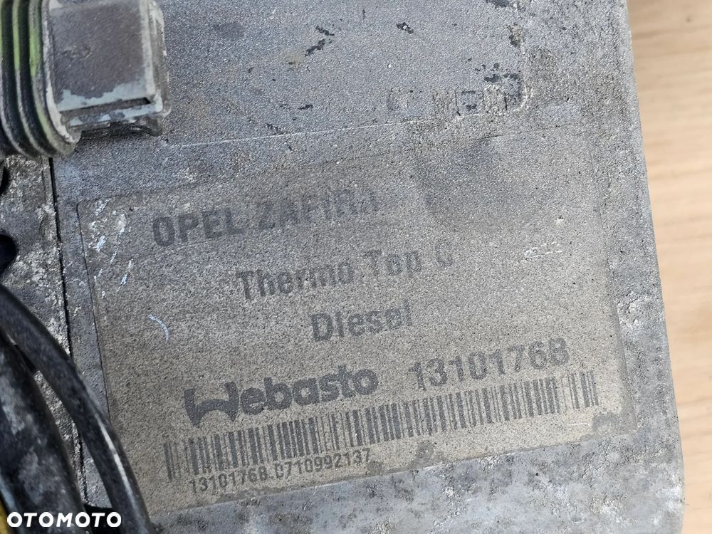 WEBASTO INSTALACJA OGRZEWANIE POSTOJOWE OPEL ASTRA H ZAFIRA B DIESEL 1310176 - 12