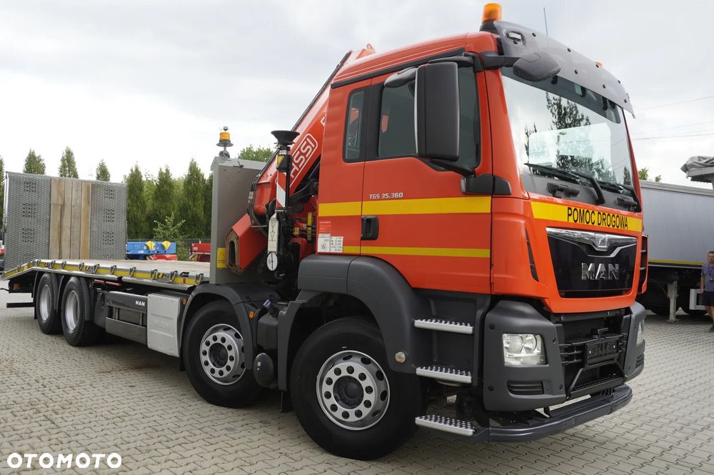MAN TGS 35.360 E6 8×2 / HDS Fassi F235A.2.22 / pilot / 100 MTH!_255790 - 15