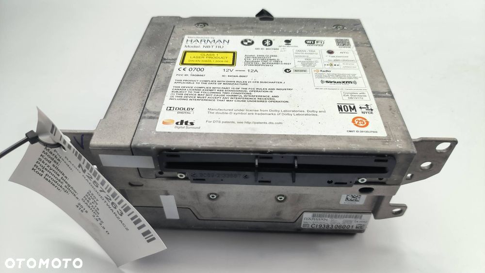 RADIO RADIOODTWARZACZ BMW X6 F16 938306001 - 1