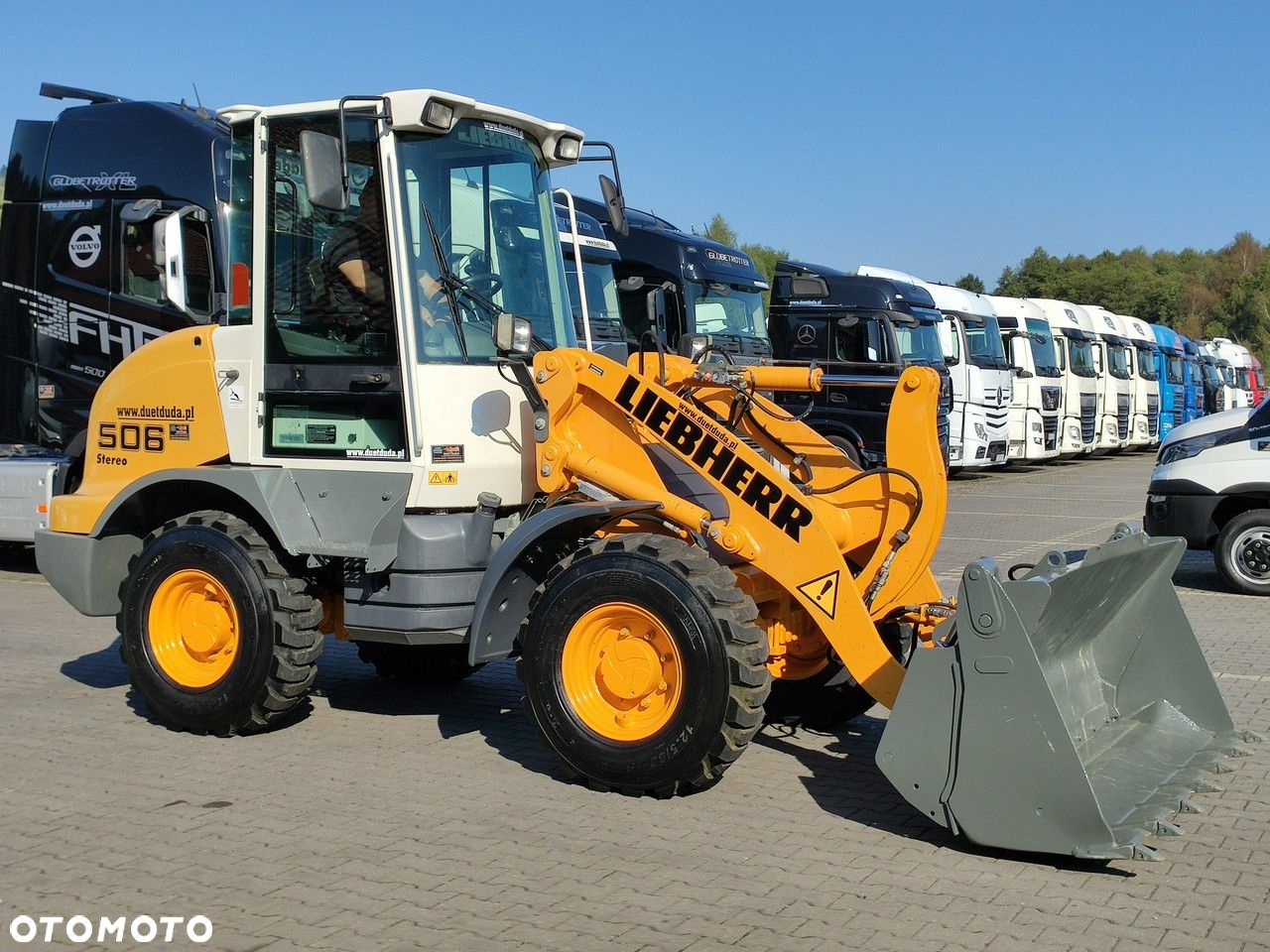 Liebherr L 506 STEREO Szybkozłącze / Łyżka Krokodyl + Widły Waga 6300kg - 11