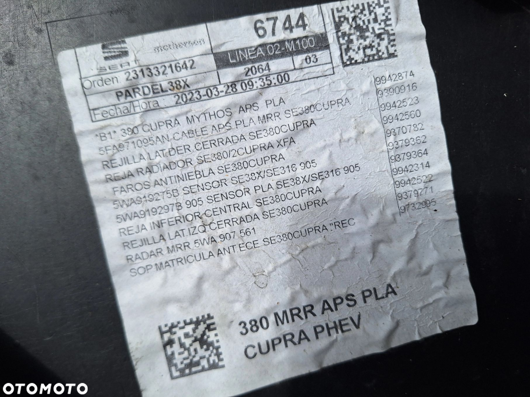 CUPRA LEON 20- ZDERZAK PRZÓD PRZEDNI 5FA807217 B/C 5FA807221 B/C WYSYŁKA 24H - 12