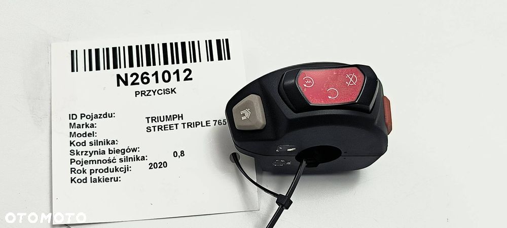 Przycisk odpalania Triumph Street Triple 765 RS 2020r. - 1