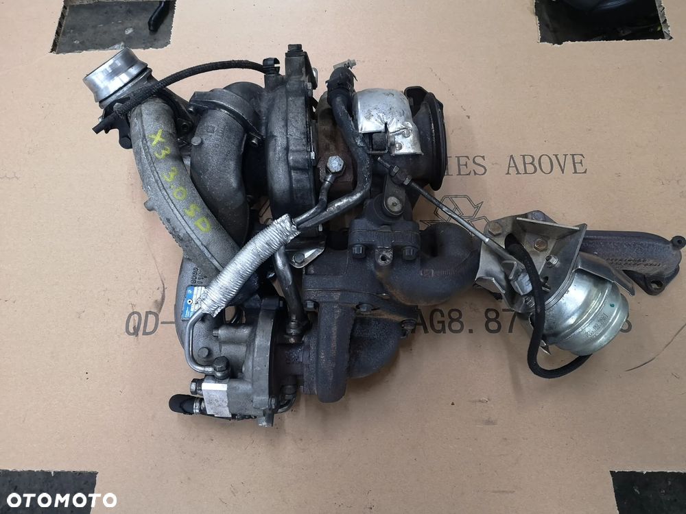 TURBOSPRĘŻARKI BMW E83 E60 E90 X3 3.5d 3.0sd M57 286KM 7796355 Bi TURBO - 1