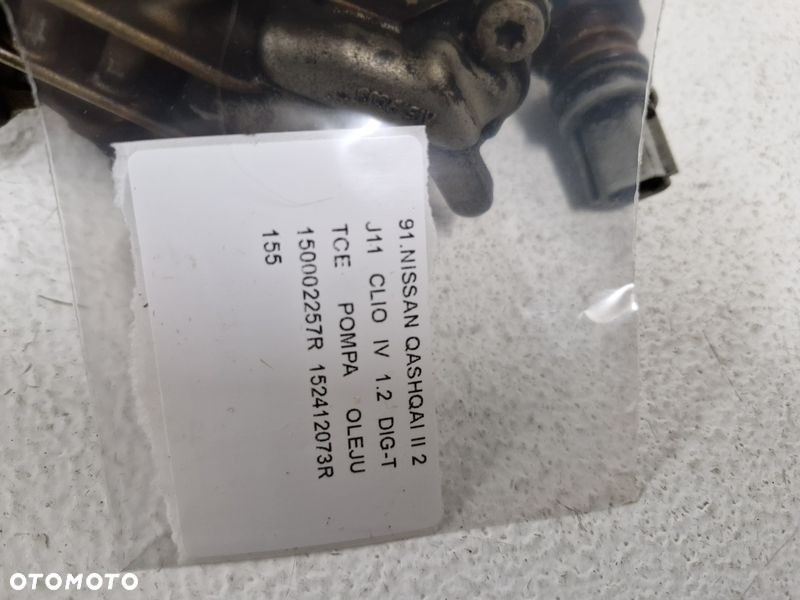 NISSAN QASHQAI II 2 J11 CLIO IV 1.2 DIG-T TCE POMPA OLEJU 15002257R 152412073R - 5