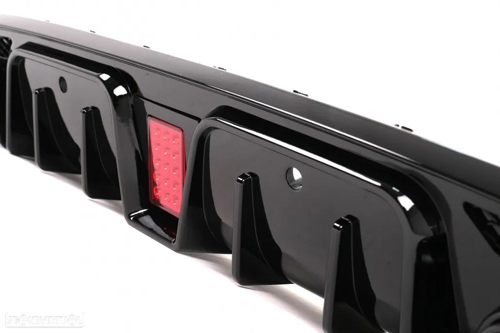 Difusor com Ponteiras Mercedes C W205 SW205 (2014 a 2020) - 6