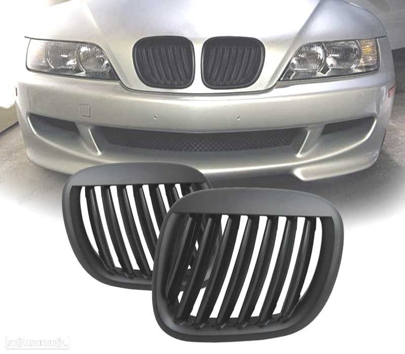 GRELHAS FRONTAIS BMW Z3 96-05 PRETAS - 1