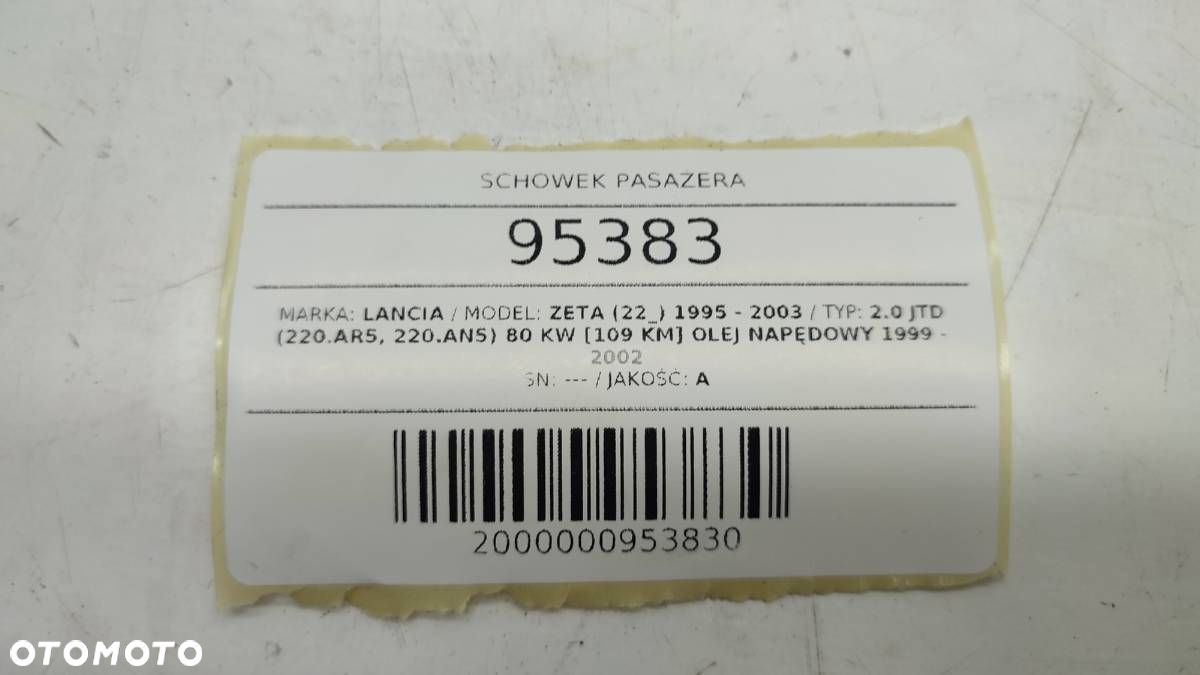 SCHOWEK PASAŻERA LANCIA ZETA 2000 EUROPA - 4