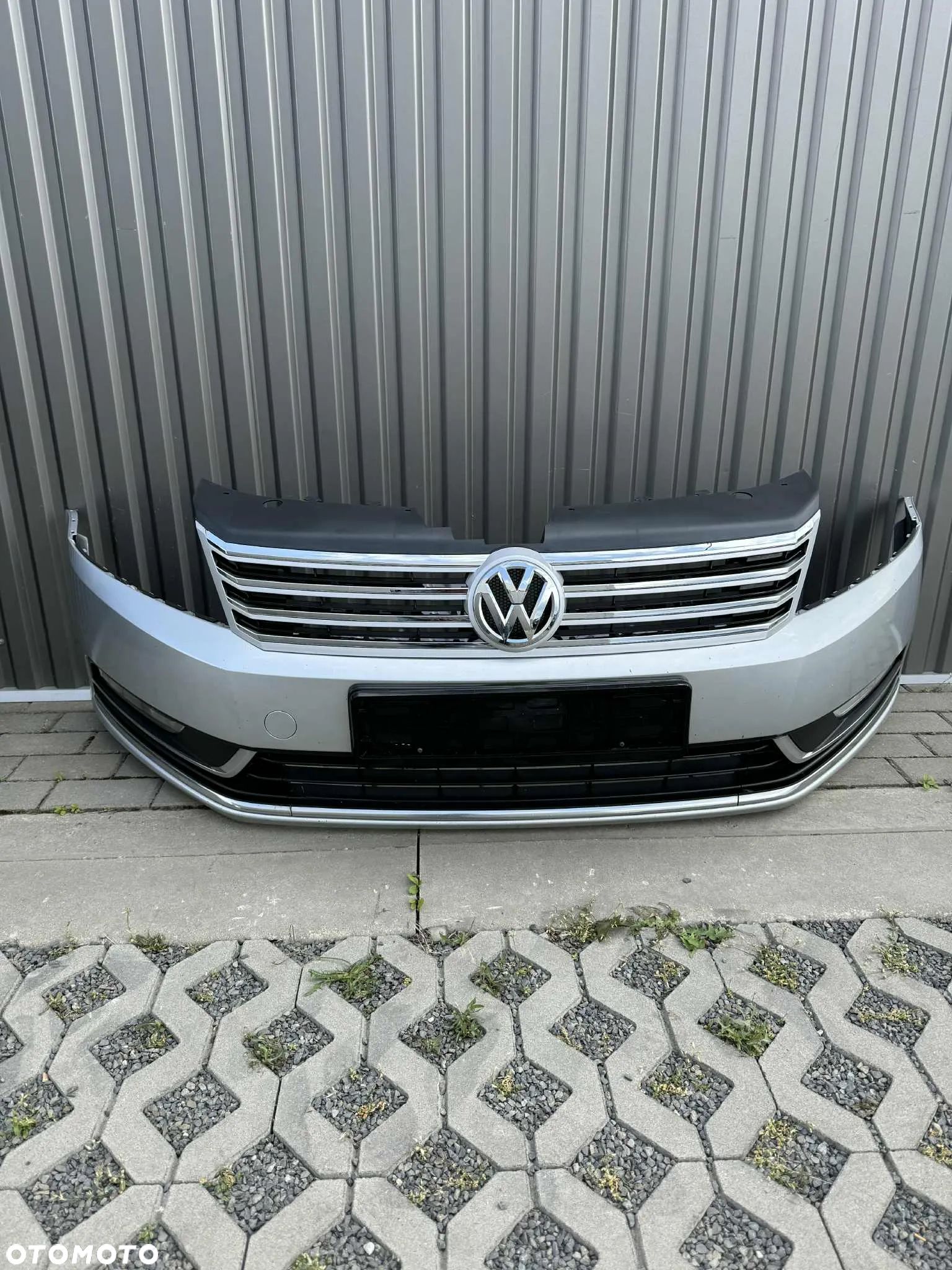 Vw Passat B7 Zderzak Przód Przedni Kompletny Halogeny LA7W Grill 10-14 - 1