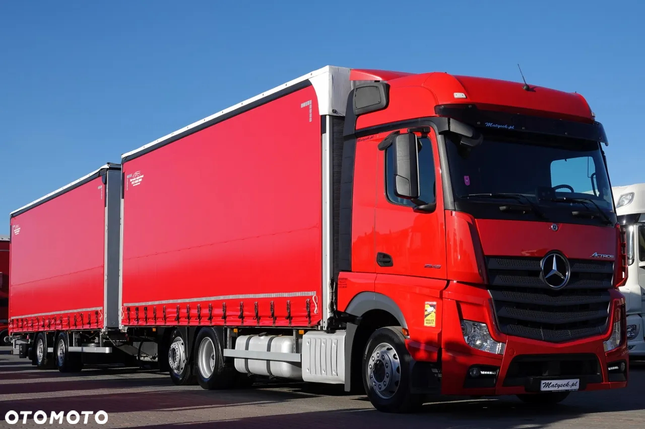 Mercedes-Benz ACTROS 2548 / ZESTAW TANDEM 120 M3 / PRZEJAZDOWY / KLIMA POSTOJOWA / BIG SPACE / PO ZŁOTYM KONTRAKCIE SERWISOWYM - 4