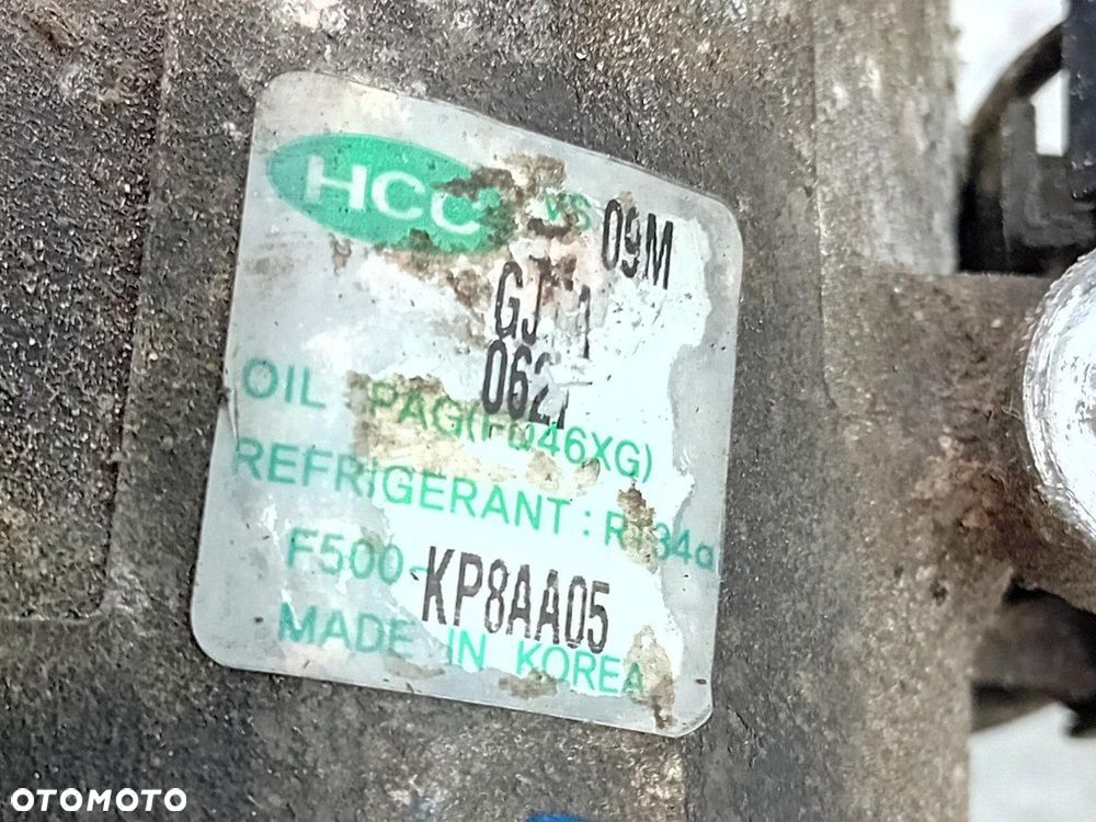 POMPA, SPRĘŻARKA KLIMATYZACJI HYUNDAI I20 I F500-KP8AA05 1.2 DOHC - 8