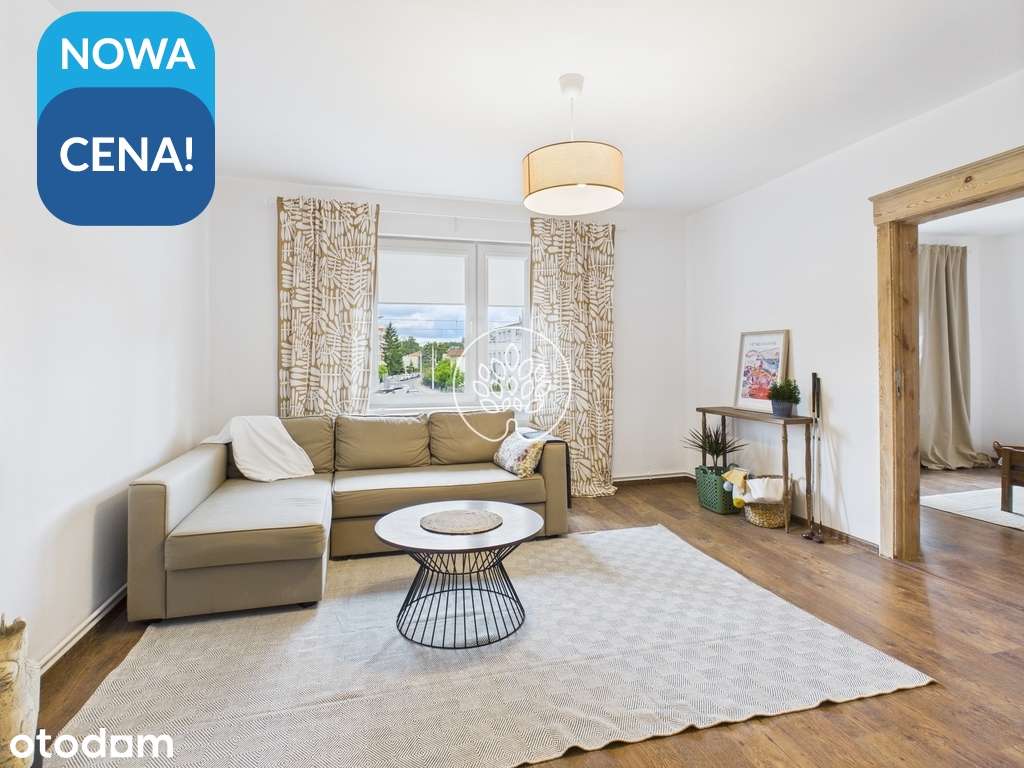 3-pok mieszkanie rustykalne 62,5m2+ogródek OKAZJA!