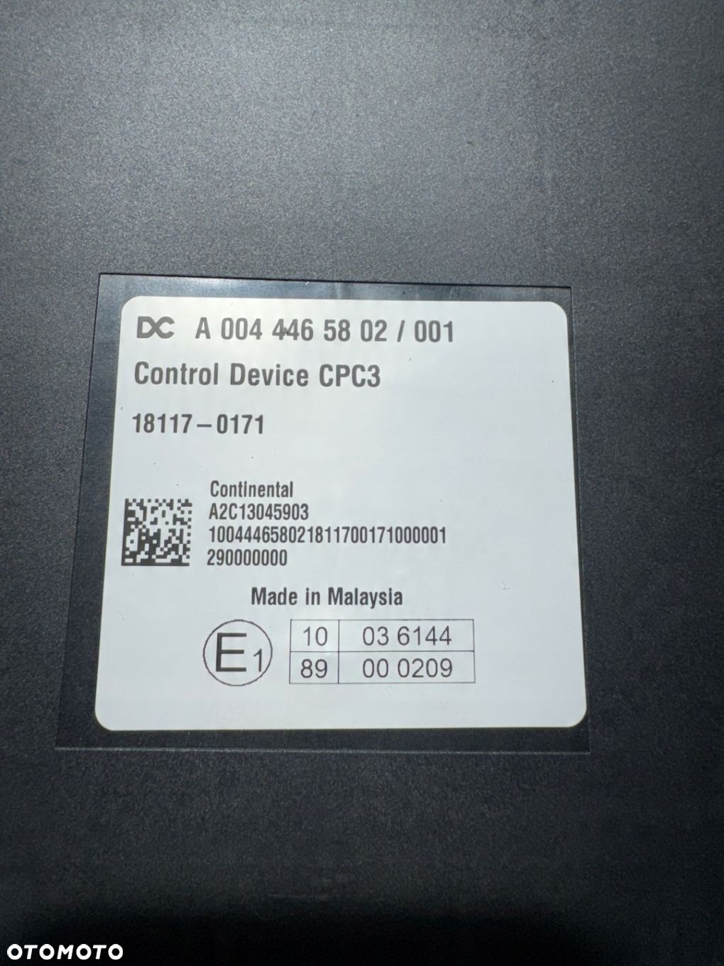 KOMPUTER STEROWNIK CPC3 MERCEDES ACTROS MP 4 ATEGO III A0044465802 - 2