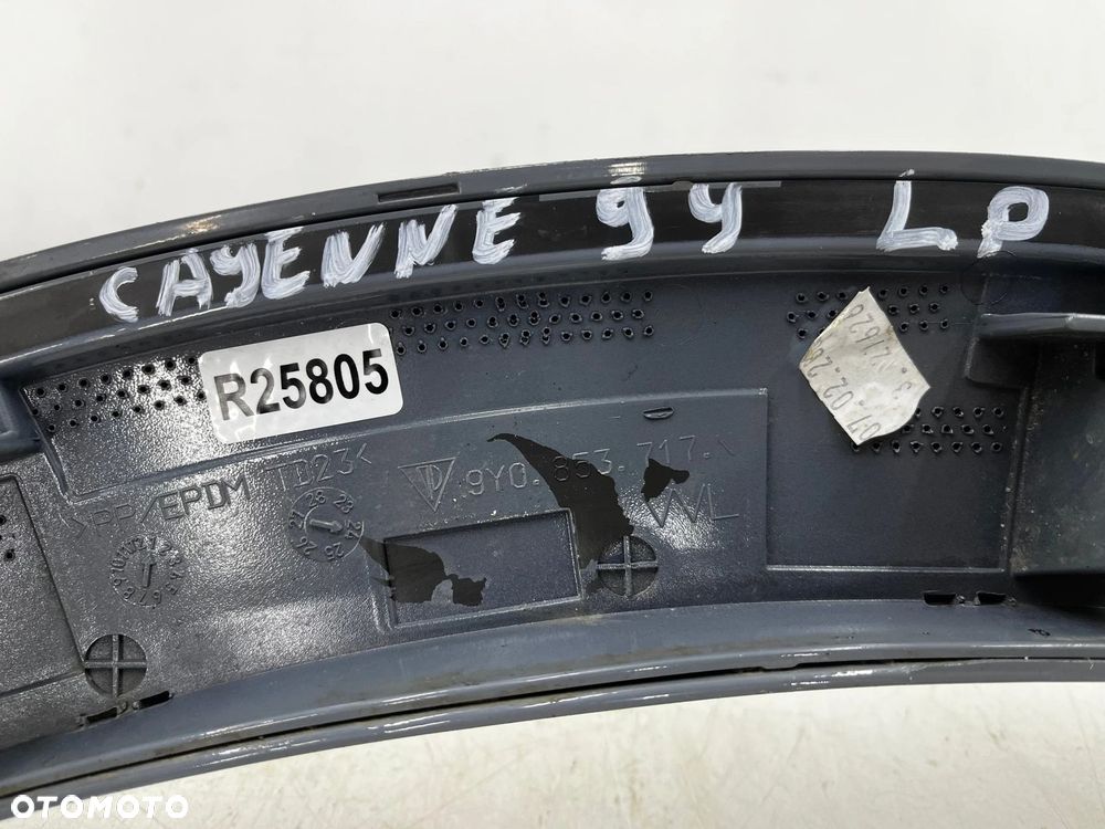 Listwa Porsche Cayenne III 9y GTS 17r.- LEWY przedni rant nadkola ZDERZAKA nakładka lewy przód 9y085 - 12