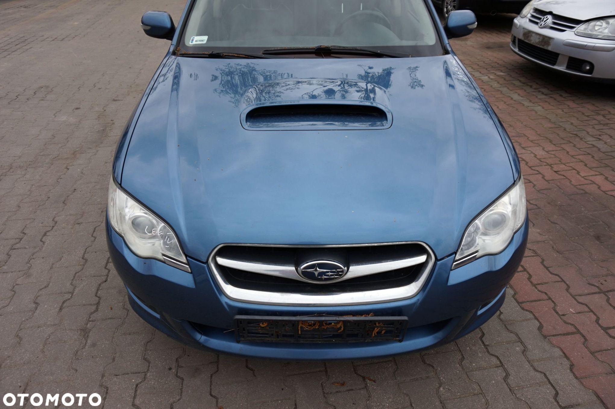 MASKA ZDERZAK BŁOTNIKI LAMPY LEGACY IV BL LIFT 64Z XENON SPRYSKI SUBARU 2006-2009 NIEBIESKI PRZÓD KOMPLETNY - 2