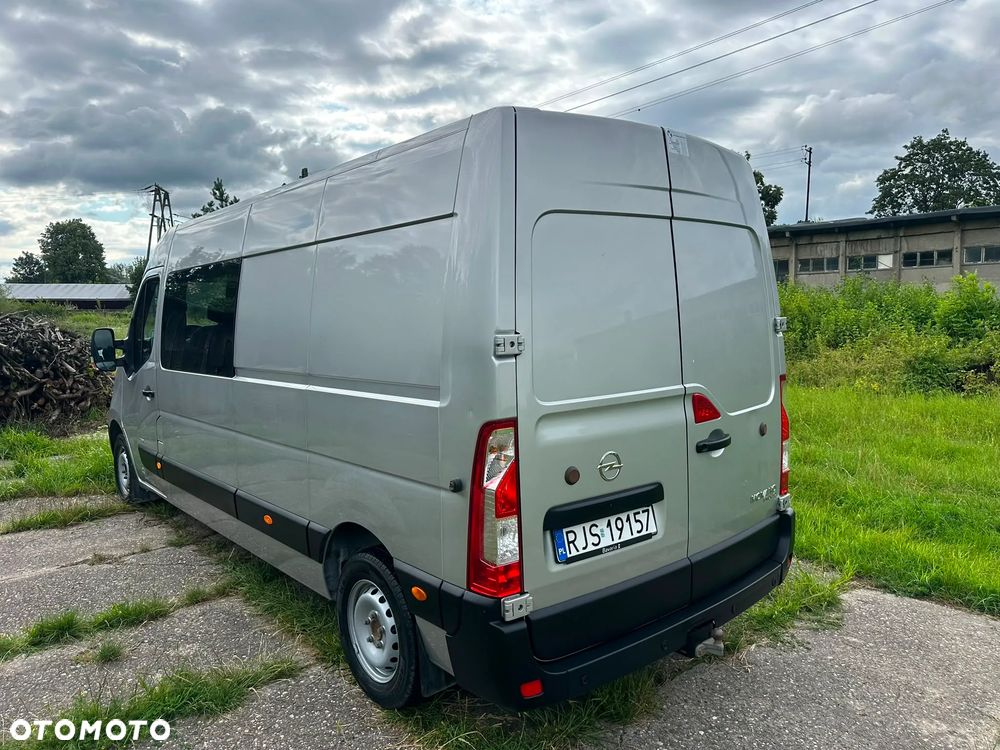 Opel Movano BRYGADÓWKA 6-osób 2.3 diesel 170 kM UDOKUMENTOWANY NISKI PRZEBIEG 90tyś. EURO 6! 2018rok BEZWYPADKOWY! - 11
