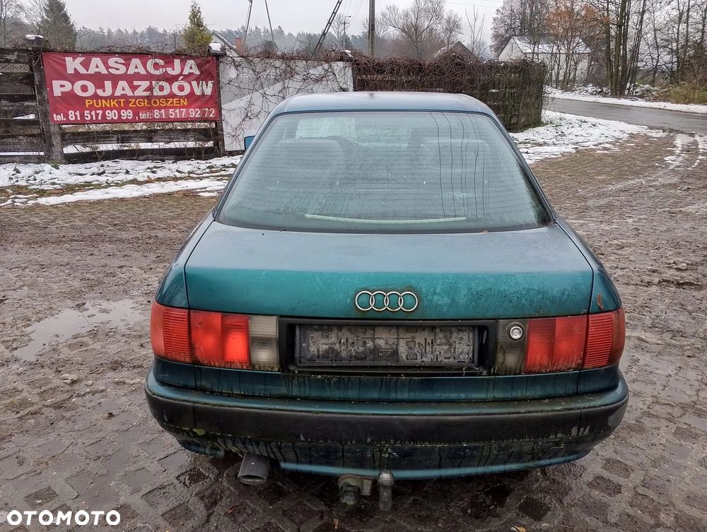 Audi 80 B4 (91-00r.) 2.0 B 88KM. Silnik ABT Skrzynia CGT pasuje do CDY/CCE/CCF/ATR  lakier LZ6P/L9.Cały na części. GWARANCJA !!!  Przód Tył Zestaw Komplet Drzwi Klapa Zderzak Błotnik Maska Grill Atrapa Szyba Pas Lampa Lusterko Boczki Fotel Kanapa Kokpit Deska Rozdzielcza Przełącznik Włącznik Sterownik Przewody Wiązka Instalacja Moduł Komputer Czujnik Listwa Pompa Alternator Wtryski Głowica Rozrusznik Kompresor Sprzęgło Dwumas Silnik Skrzynia ABS Klimatyzacji Paliwa Wspomagania Kolektor Turbina Przepustnica Zawór Chłodnica Koło Hak Belka Sanki Zawieszenie Mcpherson Półoś Amortyzator Wydech Tłumik Zacisk Most - 6