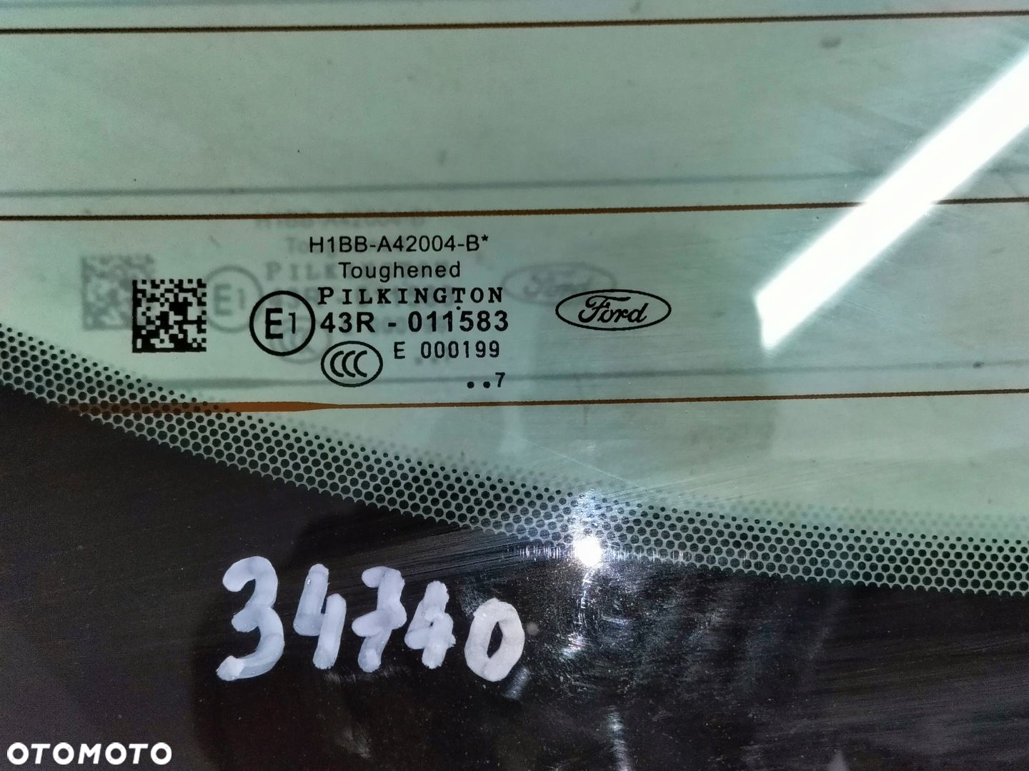 Szyba tylna klapy tył FORD FIESTA MK8 17- PILKINGTON - 5