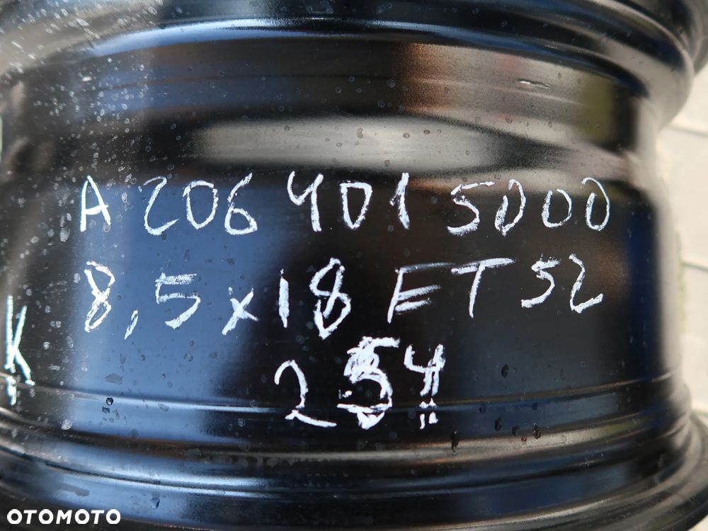 254/C21 Felga Aluminiowa Mercedes A2064015000 8,5x18et52 - 6