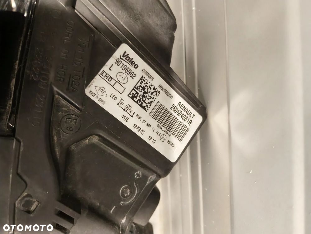 Renault Megane IV LIFT FULL LED KOMPLET LAMP PRZEDNICH 260105675R - 10