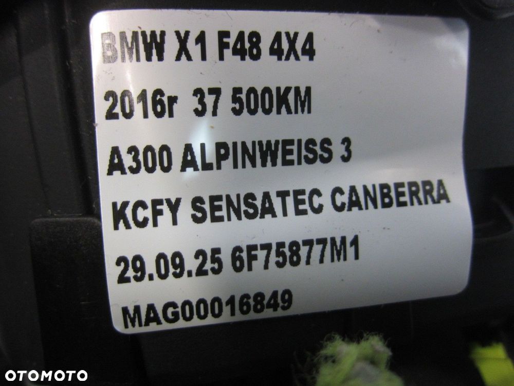BMW X1 F48 F39 PODUSZKA KIEROWCY AIRBAG ORYGINAŁ USA 32306877541 6877541 - 10