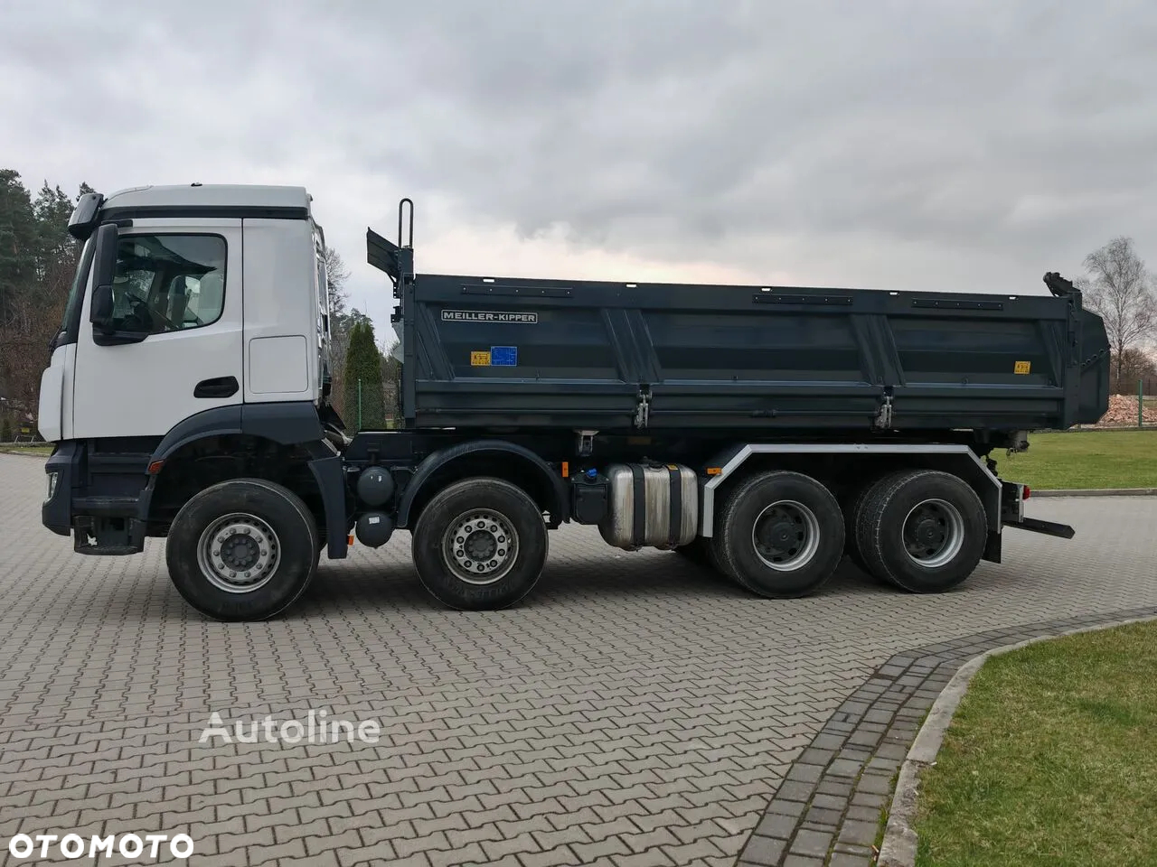Mercedes-Benz Arocs 4145 8x4 wywrotka MEILLER z bordmatik hydroburta, 3str jak nowy, mp5 - 6