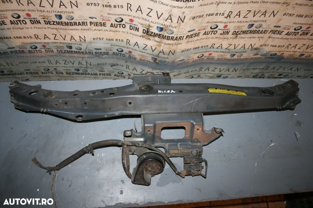 Trager Calandru Fata Traversa Capota Nissan Micra K12 2003-2010 - 2