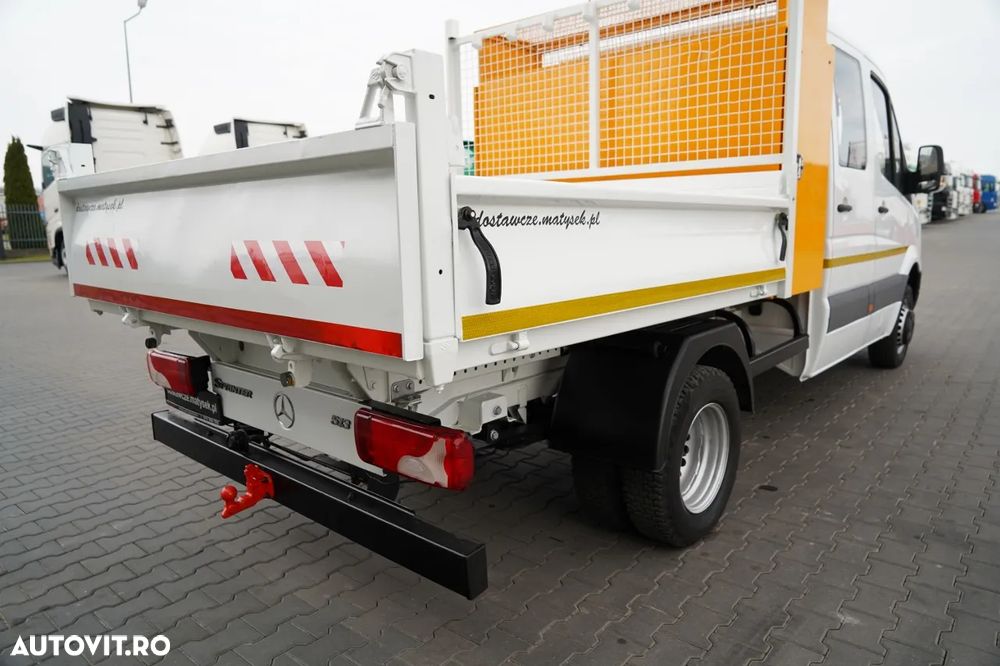 Mercedes-Benz SPRINTER 513 / BASCULATOR / CU DOUA PERECHI / 7 LOCURI / DOUĂ PERECHI / MANUAL / IMPORTAT - 19