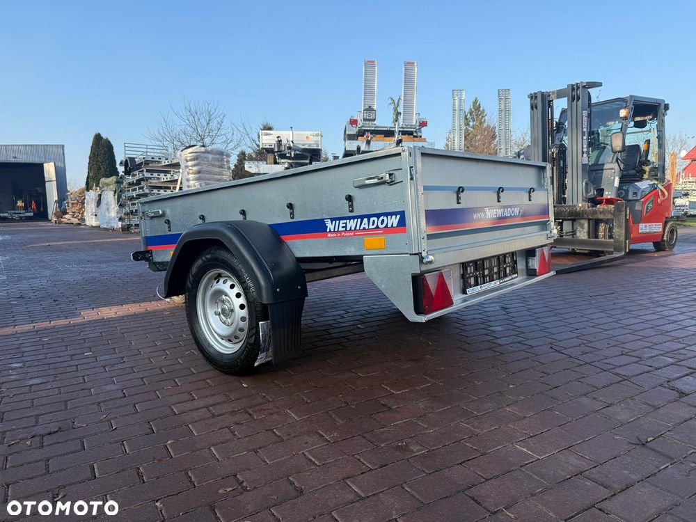 Niewiadów Przyczepa Niewiadów N417U 174x128x35cm 1 oś 750kg burty boczne 2mm Borowa MOTOMUS dostawa pod dom - 3