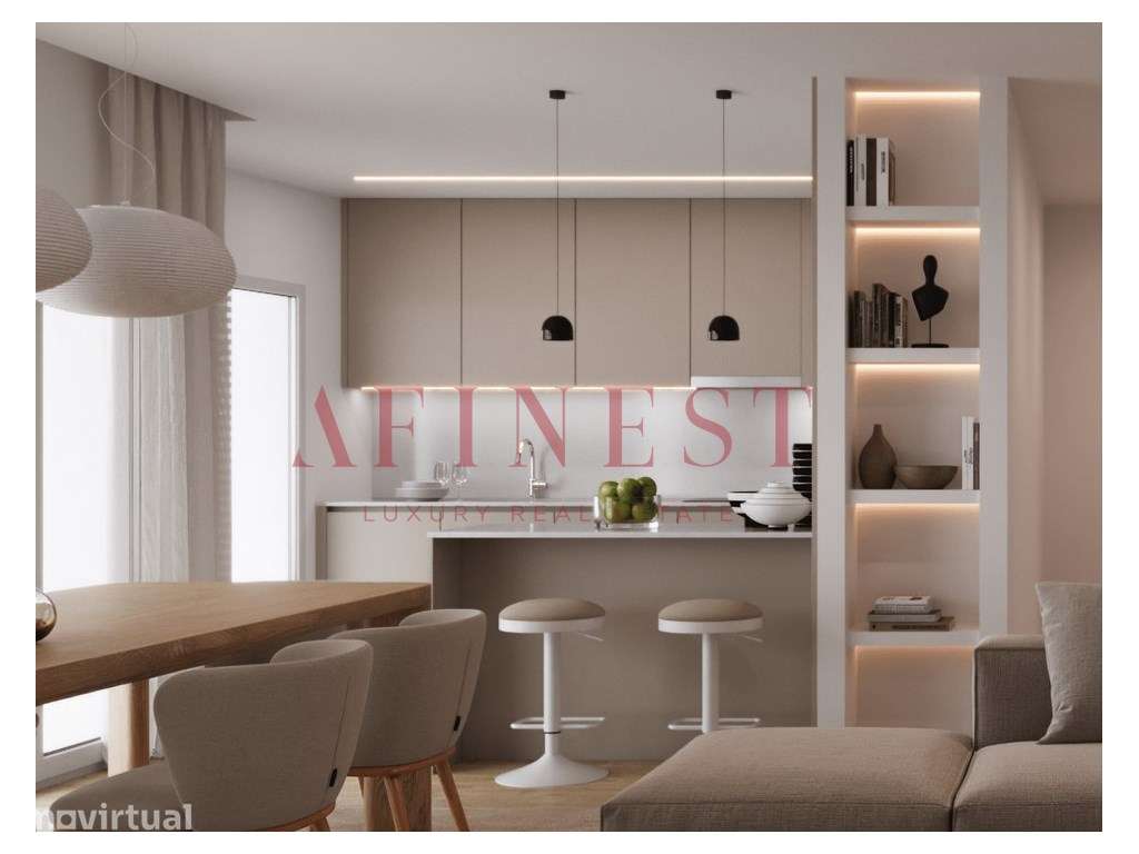 APARTAMENTO T3 COM VARANDAS E GARAGEM NO MONTIJO - Grande imagem: 5/9