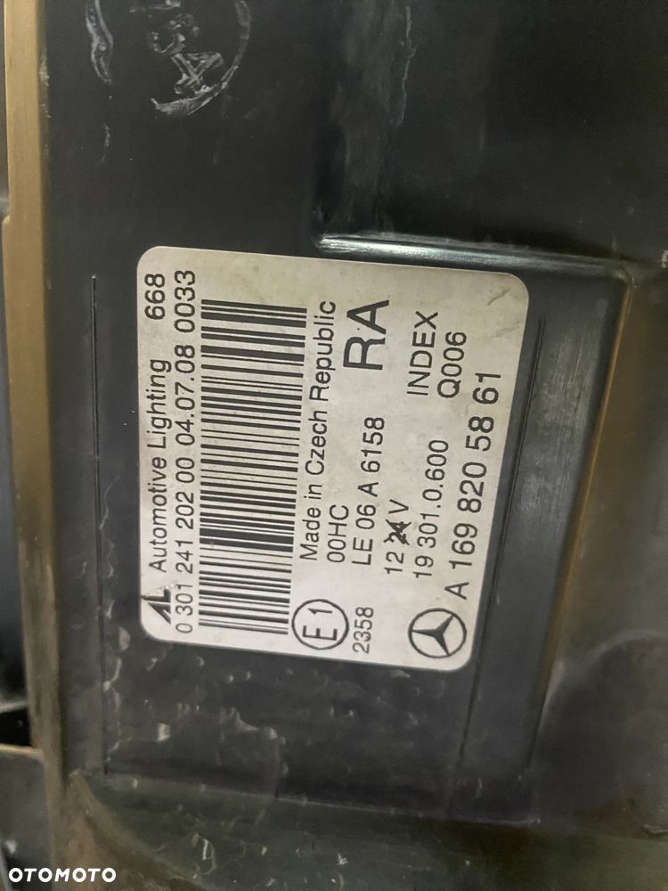 lampy a klasa w169 lift komplet eu całe - 7